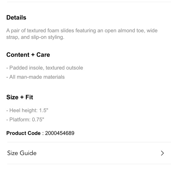 Forever 21 | Textured Almond-Toe Slides - Picture 6 of 12
